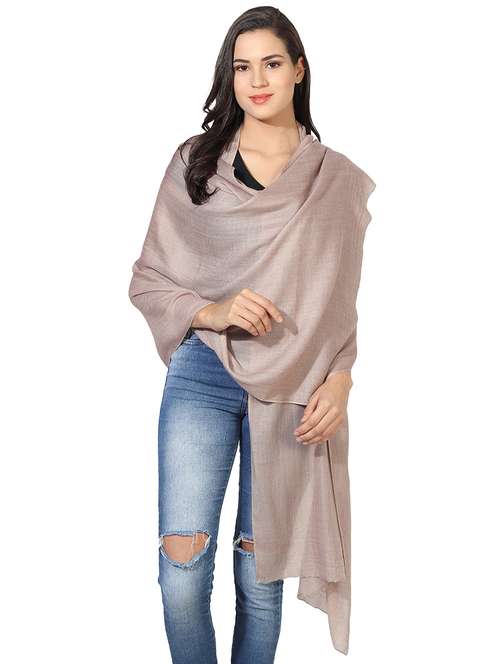 beige wool stole - 16698852 -  Standard Image - 0