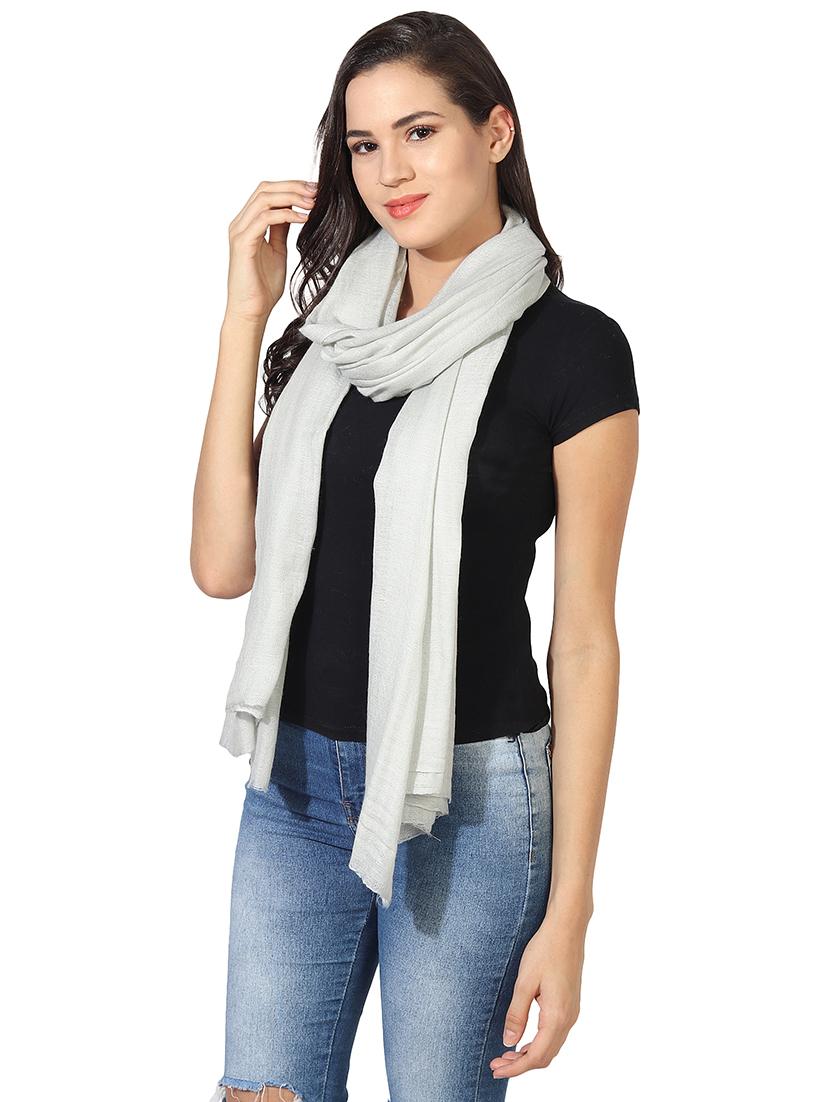 women's solid print stole - 16698855 - Standard Image - 1