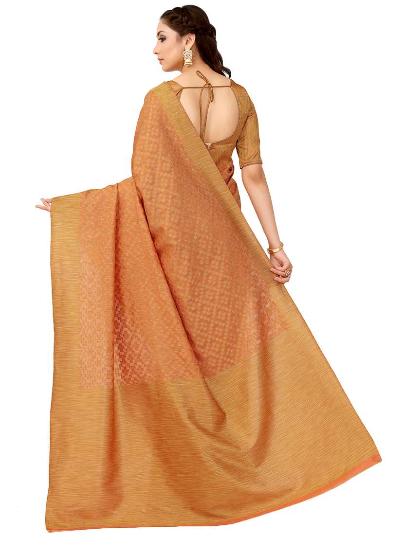 solid pastel saree with blouse - 16699149 -  Standard Image - 1
