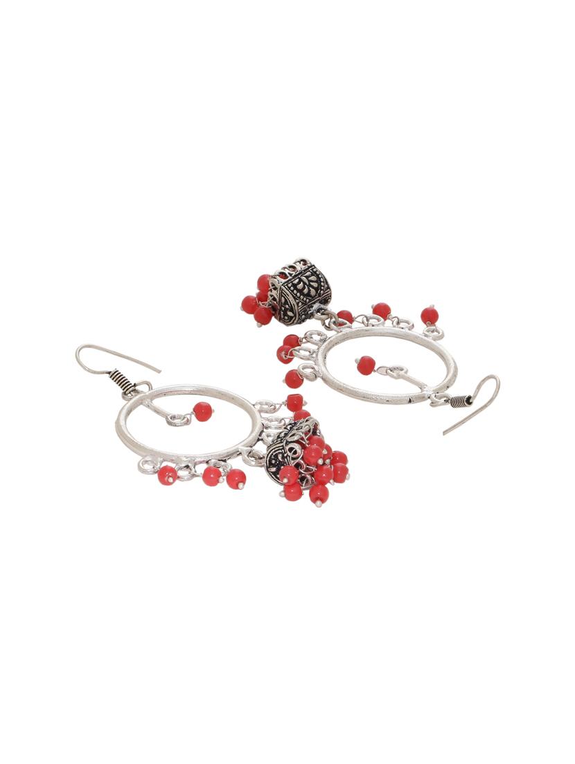 silver brass chandballi earring - 16700055 -  Standard Image - 1
