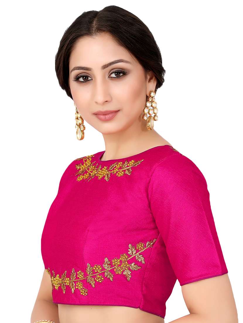 solid embroidered blouse - 16700272 -  Standard Image - 1