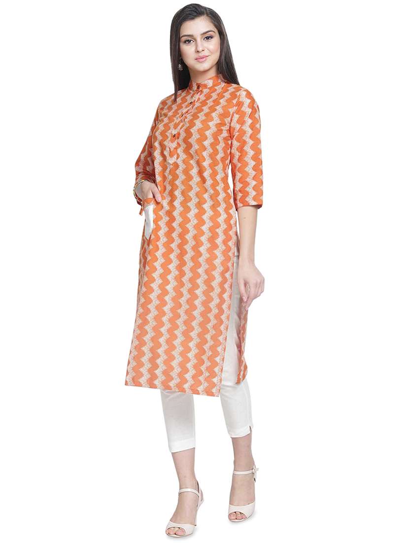 women's straight kurta - 16700768 -  Standard Image - 1