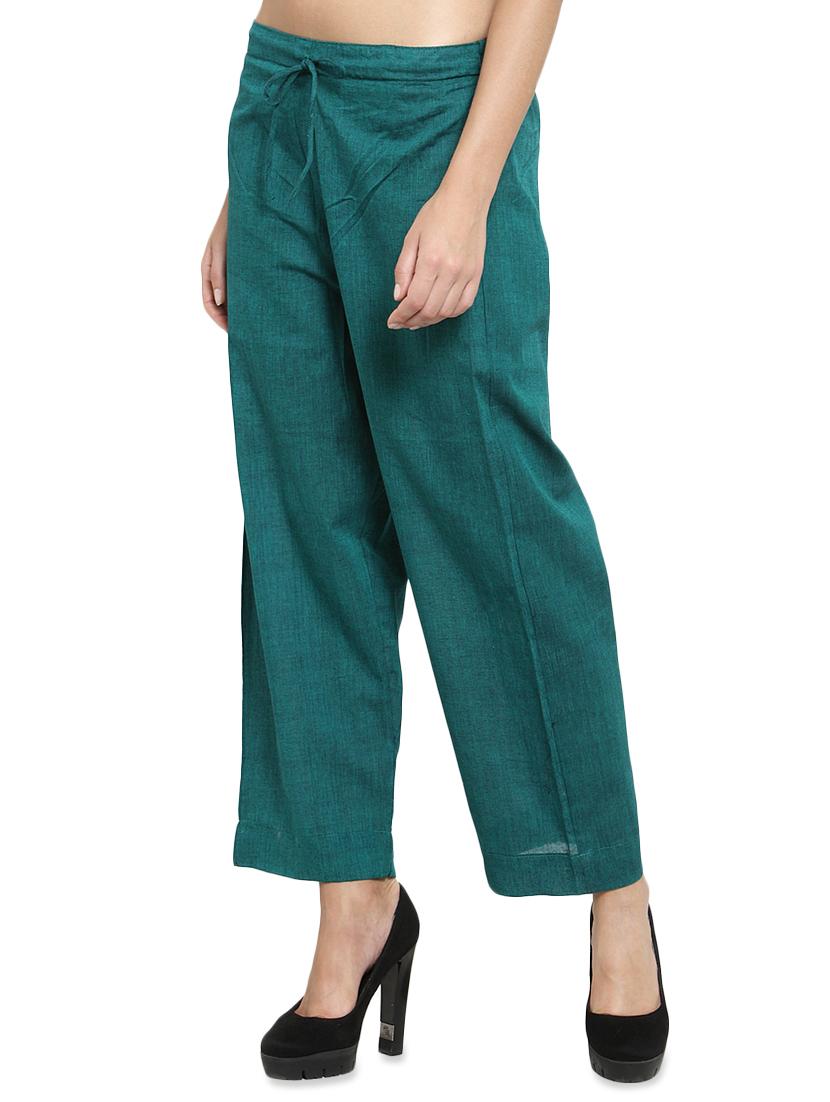 solid flat front tailored pants - 16702668 -  Standard Image - 1