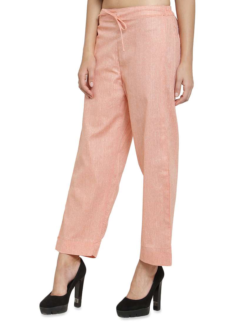 solid flat front tailored pants - 16702669 -  Standard Image - 1