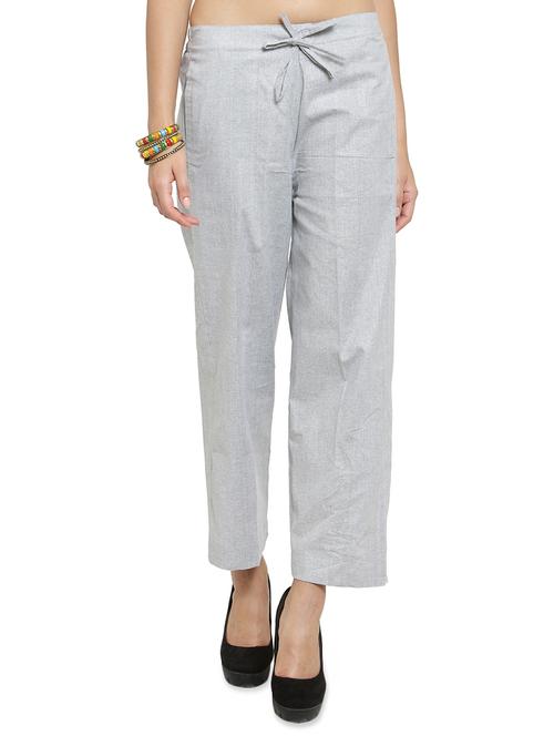 solid flat front tailored pants - 16702675 -  Standard Image - 0
