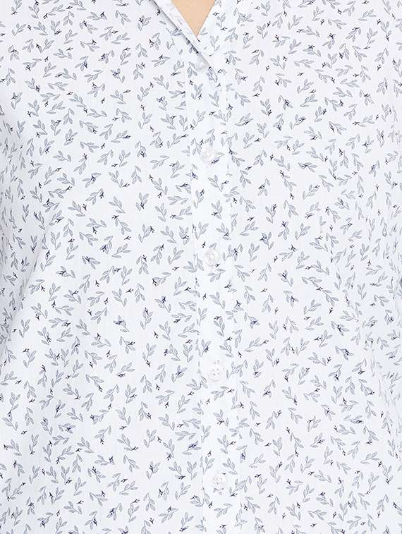 long sleeved floral shirt - 16704358 - Standard Image - 4