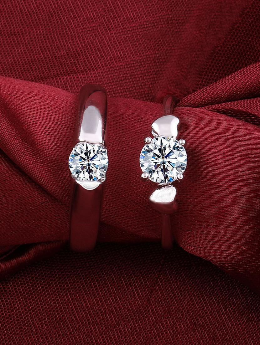 silver metal hand ring - 16704378 - Standard Image - 1