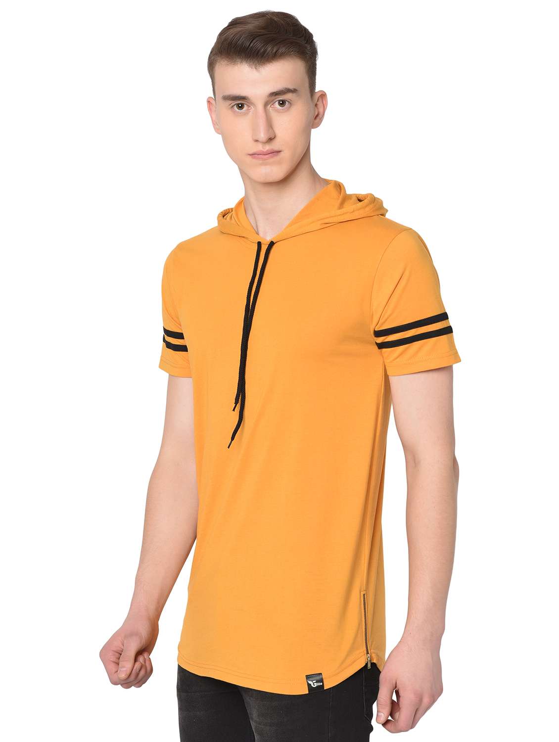 yellow striped t-shirt - 16704447 - Standard Image - 1