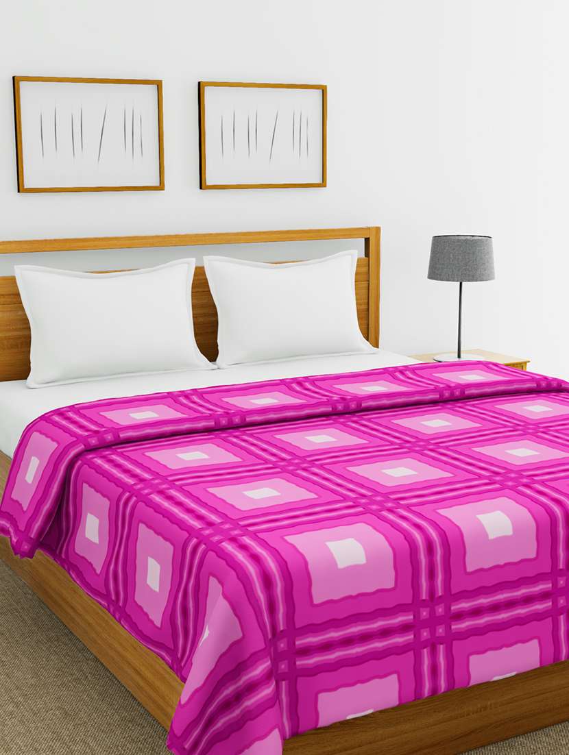   printed cotton double comforter 