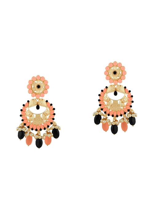 multi colored metal drop earring - 16711536 - Standard Image - 0