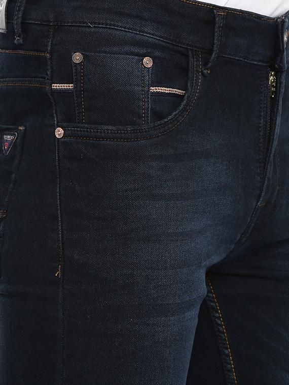 navy blue light washed denim jeans - 16711788 - Standard Image - 4