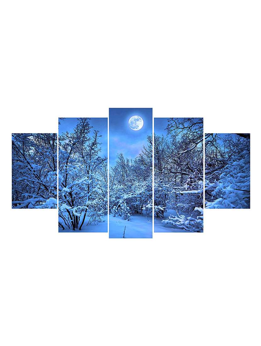 digital print 5 panel wall art wooden painting   - 16711819 -  Zoom Image - 0
