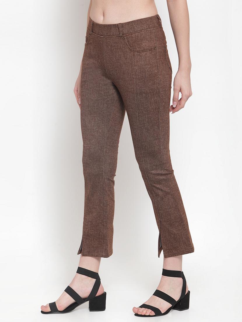 mid rise solid trouser  - 16711977 -  Standard Image - 1