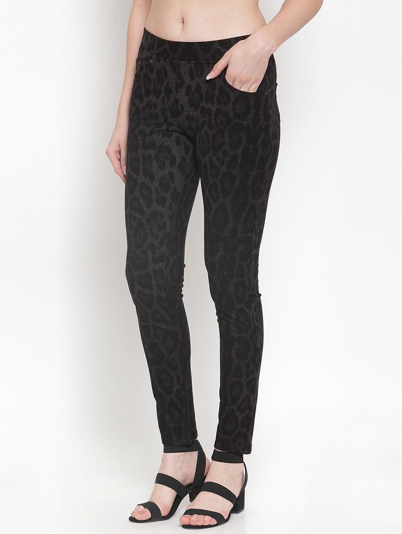 high rise animal jeggings - 16711982 - Standard Image - 1
