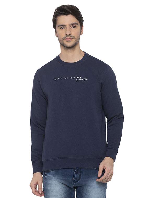 mens chest print sweatshirt