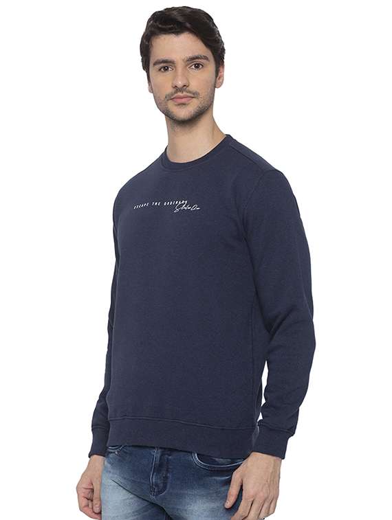 mens chest print sweatshirt - 16714031 - Standard Image - 1