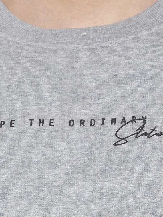 grey chest printed sweatshirt - 16714033 -  Standard Image - 4