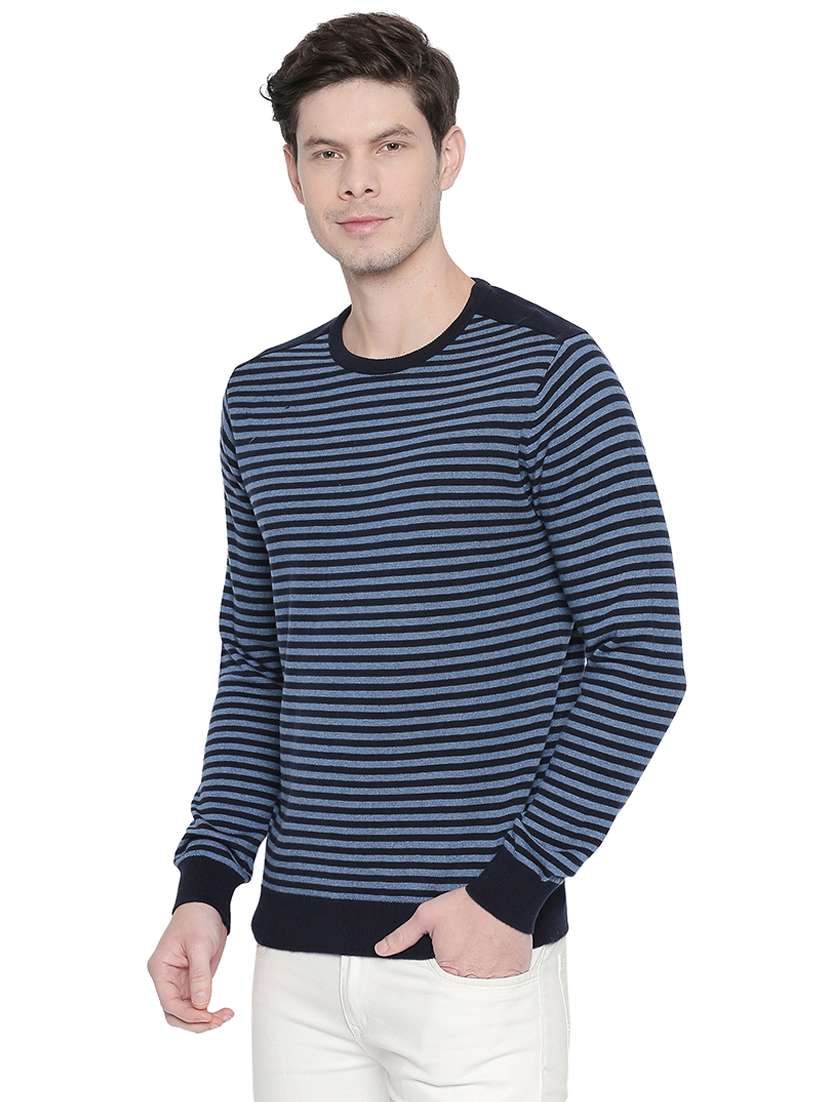 blue striped pullover - 16714055 -  Standard Image - 1