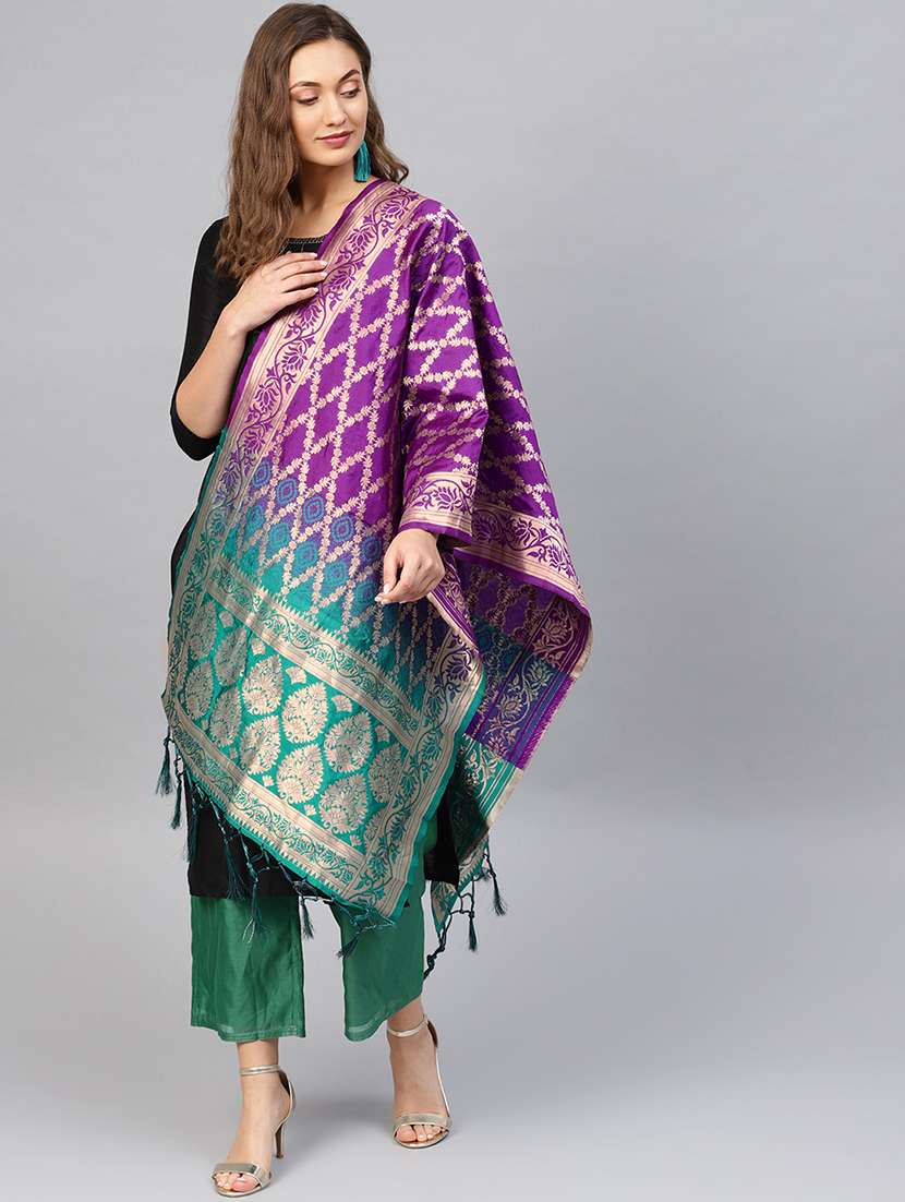 floral banarasi dupatta