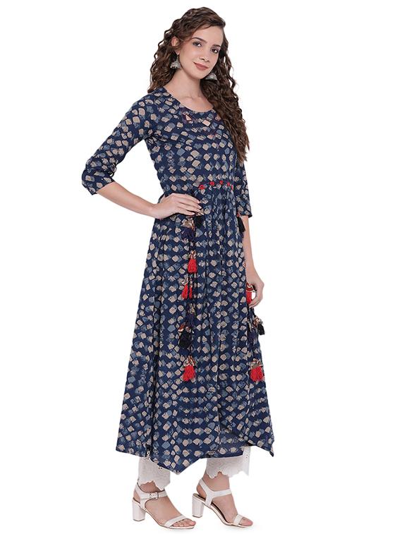 women's asymmetric kurta - 16715164 - Standard Image - 1