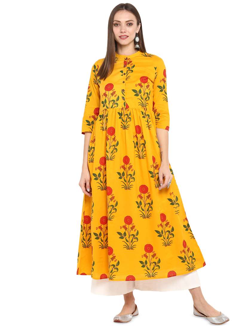 women's flared kurta