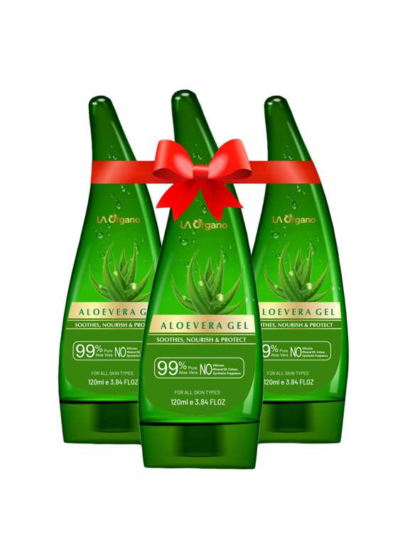 La Organo Aloe Vera Gel 99% Pure Soothing Aloe Vera Gel 
