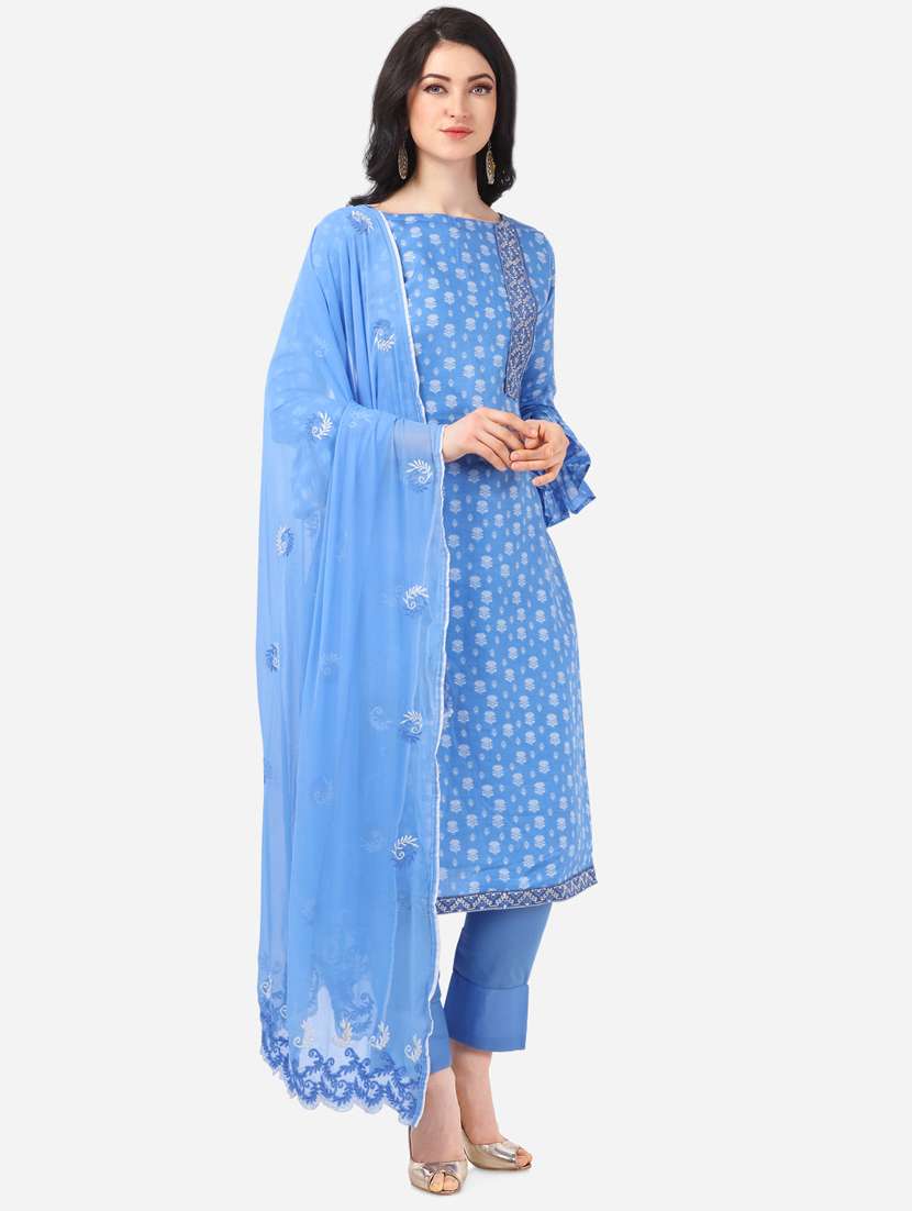 printed unstitched suit