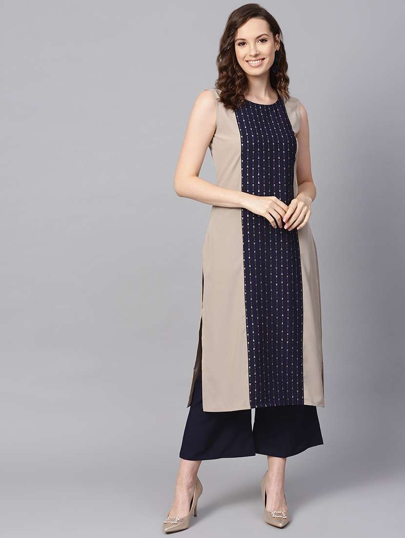 contrast kurta palazzo set