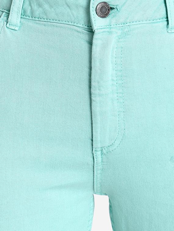 high rise solid jeans - 16725698 - Standard Image - 4