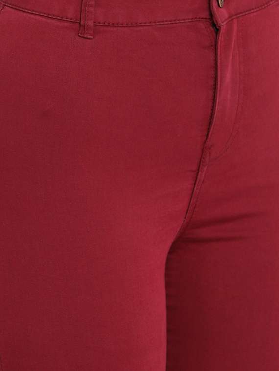 high rise solid jeans  - 16725705 -  Standard Image - 4