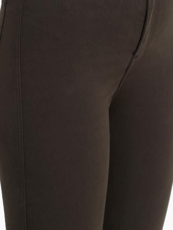 high rise solid jeans - 16725707 - Standard Image - 4