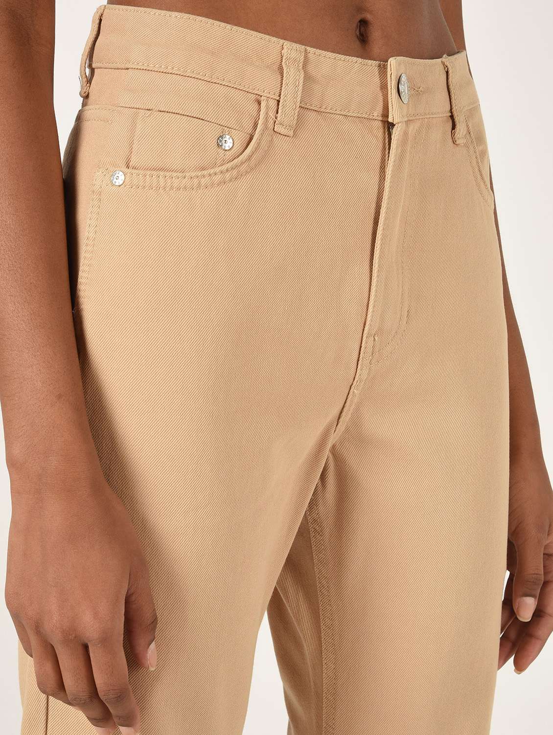 high rise solid jeans  - 16725719 -  Standard Image - 4