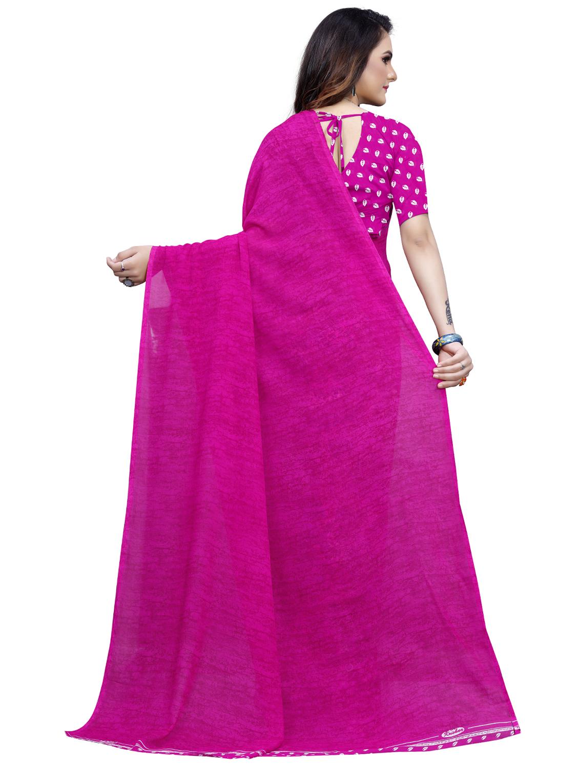 solid half and half saree with blouse - 16725917 - Standard Image - 1