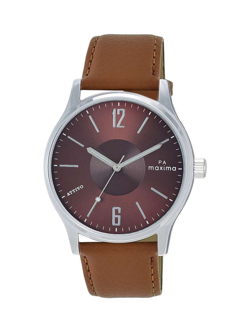 round dial analog watch- 59411lmgi