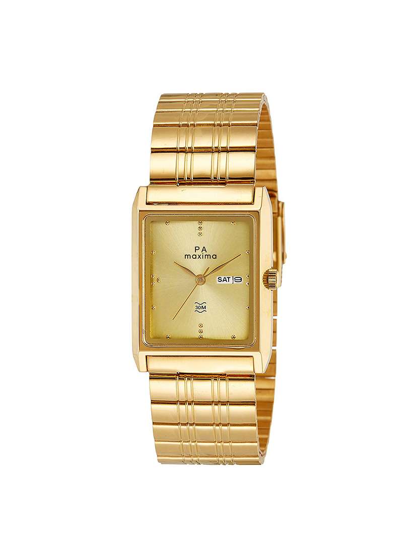 round dial analog watch- 13070cmgy