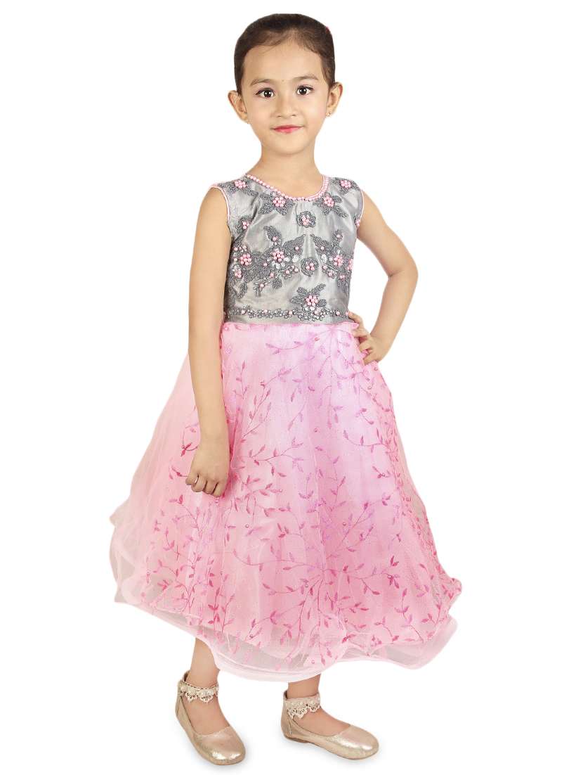 pink net frock - 16734577 - Standard Image - 1