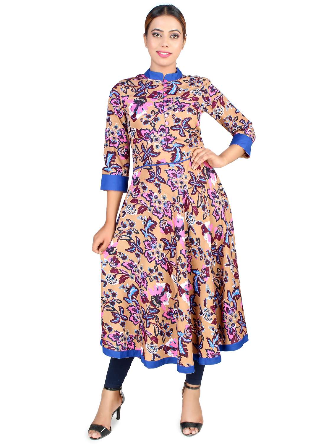 women's flared kurta