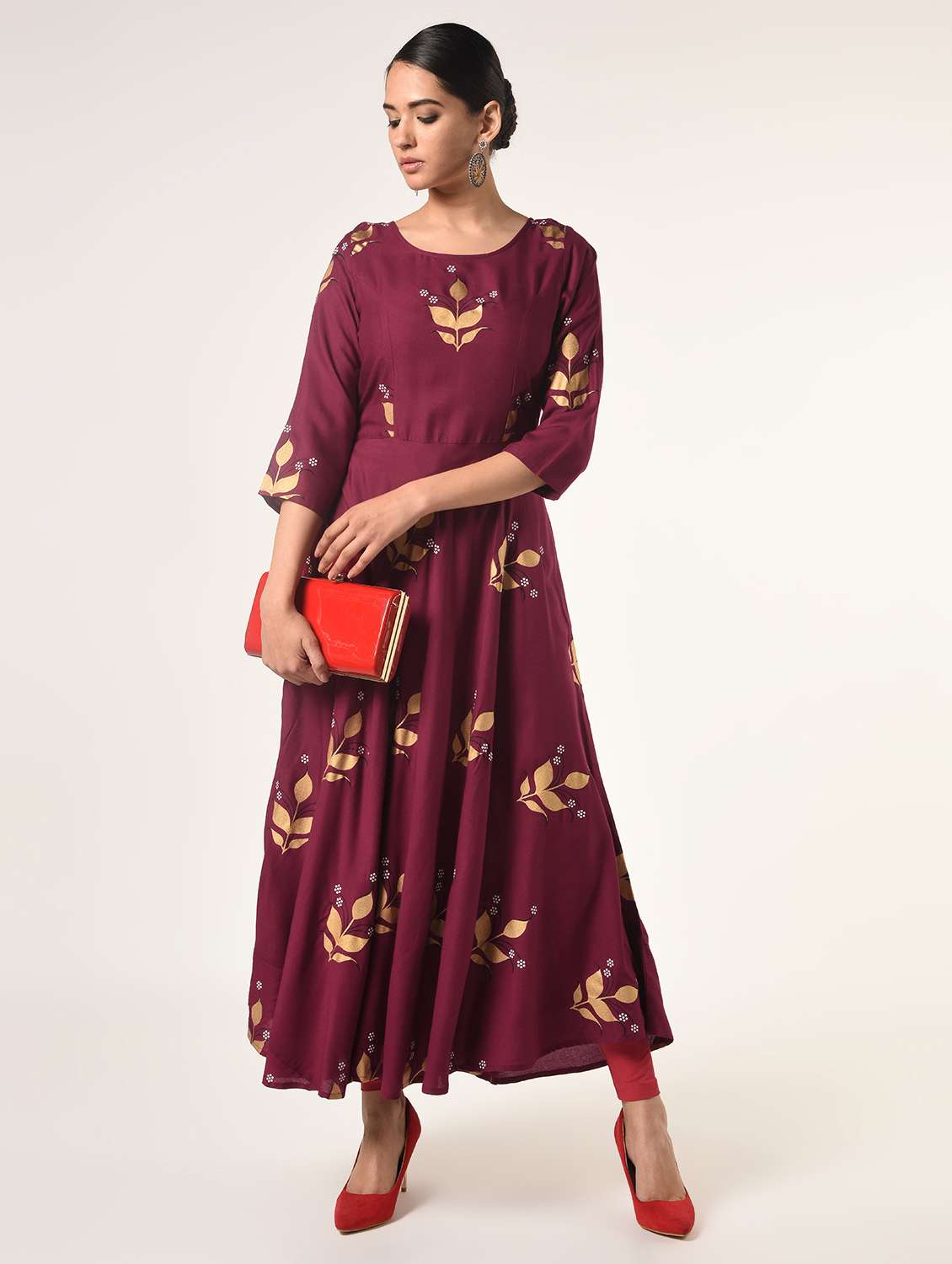 women's flared kurta