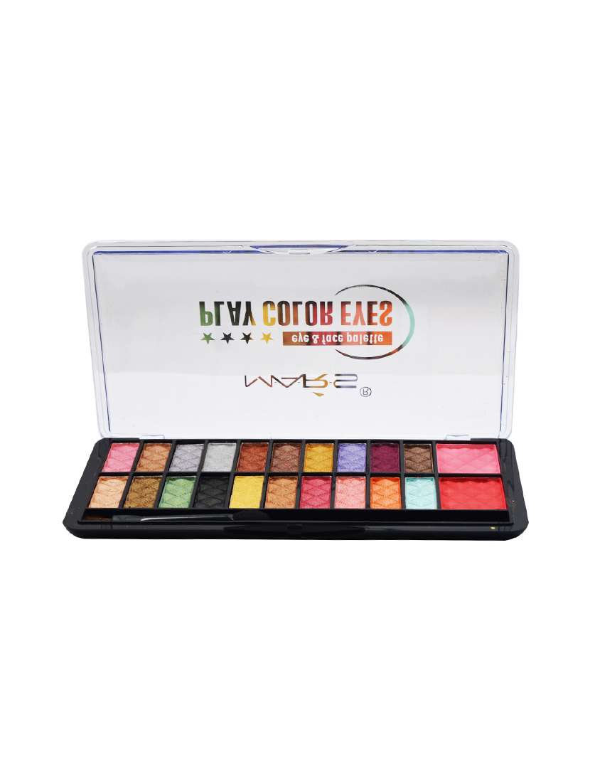 mars play color eyes 20-colors eyeshadow 2-color blusher-9131-02