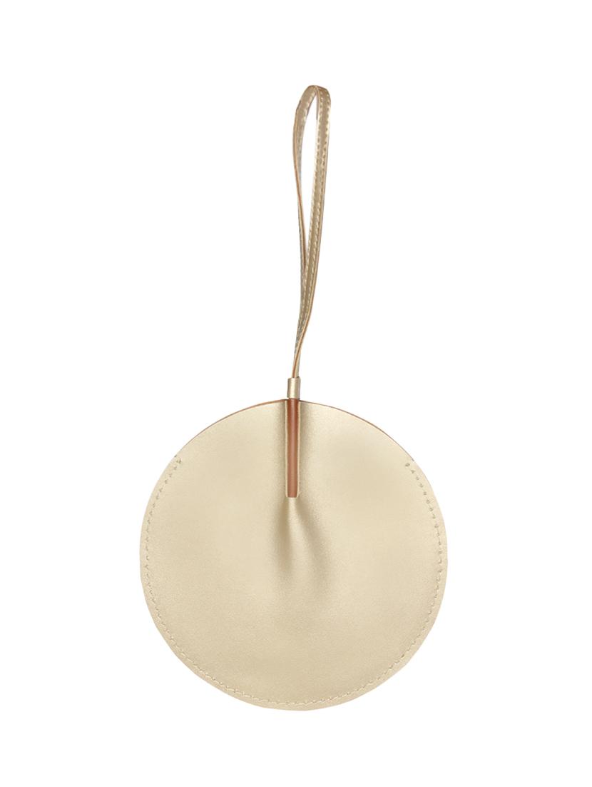 gold leatherette potli - 16738886 -  Standard Image - 1
