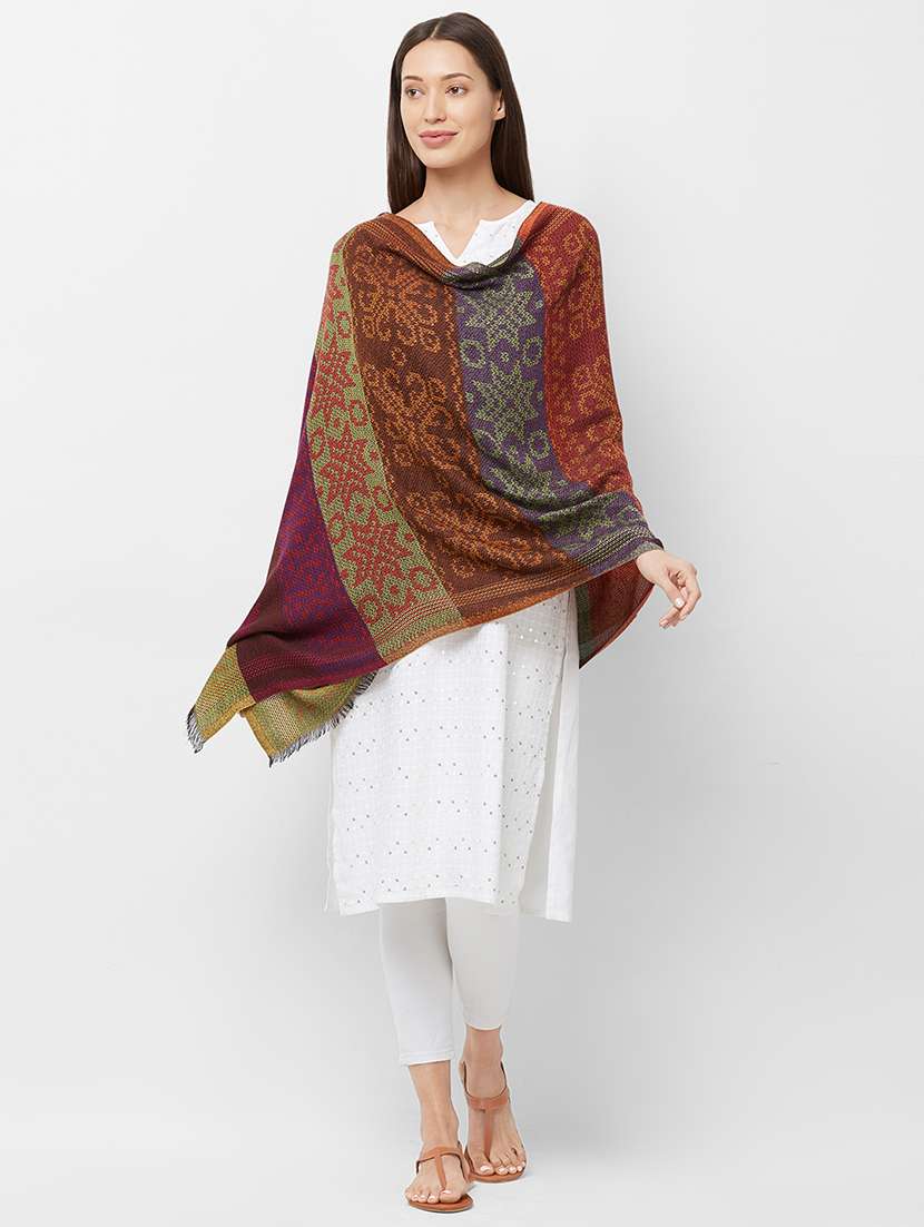 women's florals shawl - 16744193 - Standard Image - 1
