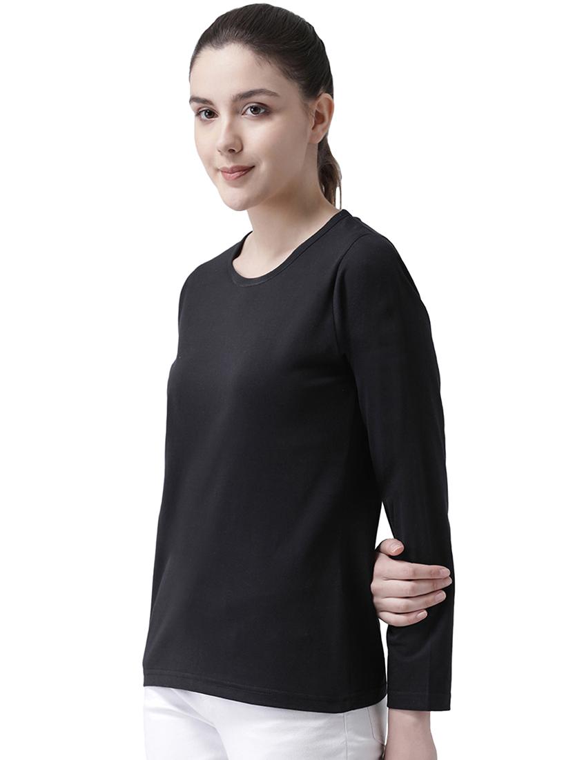 round neck long sleeved tee - 16745778 - Standard Image - 1