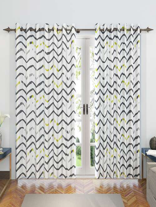 Buy Long Curtains 8ft Set Of 2 In India Limeroad