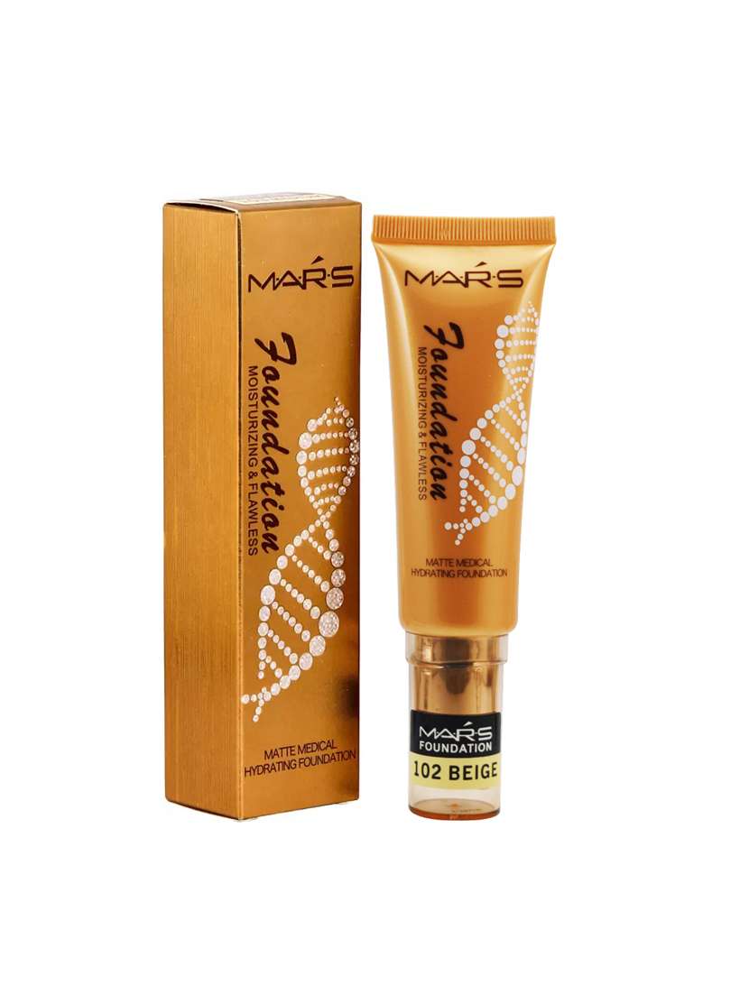 mars matte foundation moisturizing & flawless-f05-102 with free adbeni kajal