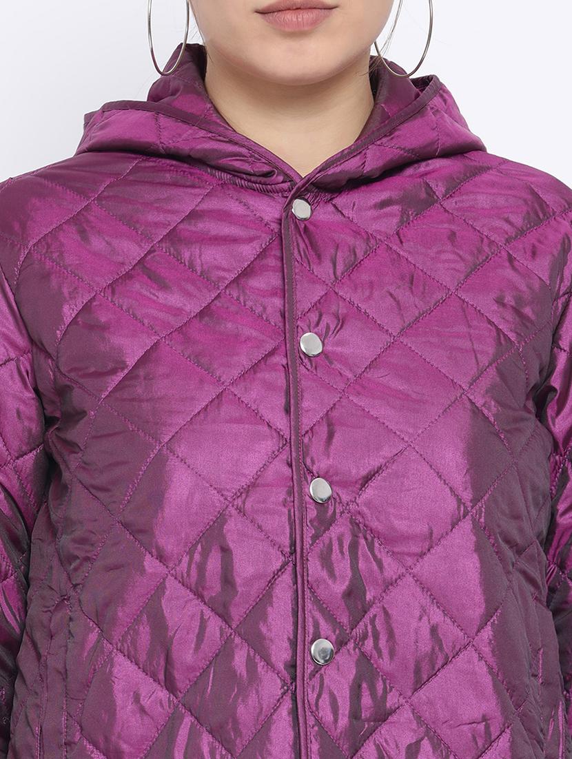 hooded neck quilted jacket - 16750762 - Standard Image - 4