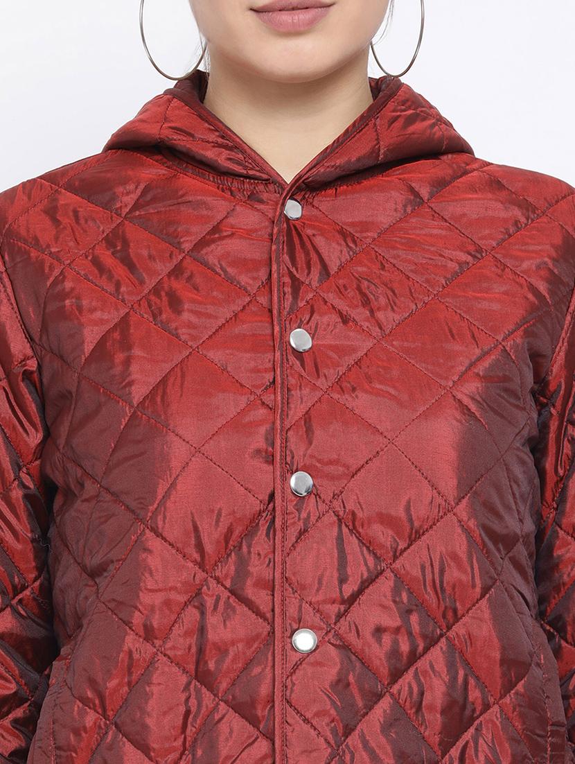 hooded neck quilted jacket - 16750764 - Standard Image - 4