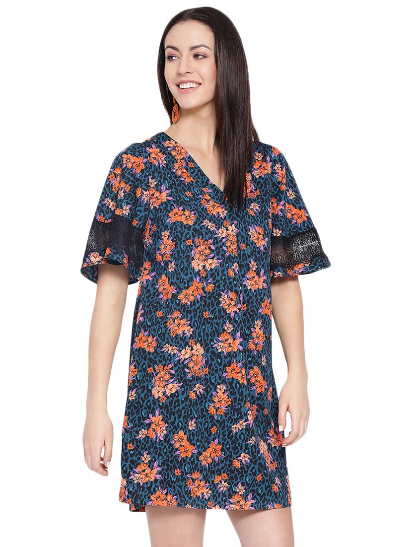 women's shift floral dress - 16750849 - Standard Image - 1