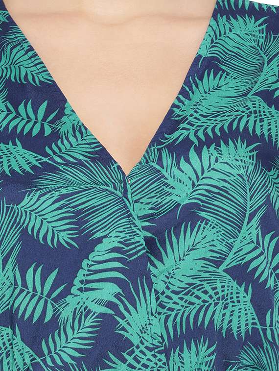 women's peplum v neck top - 16750890 - Standard Image - 4