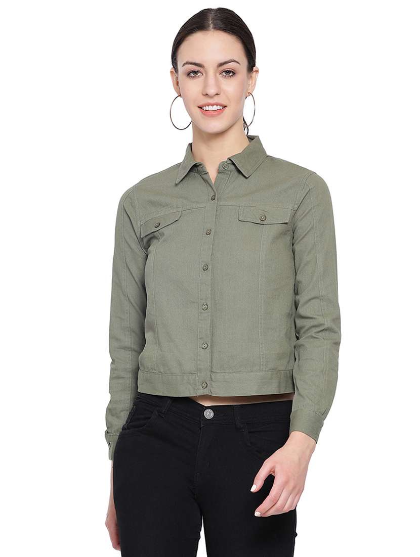 long sleeved solid shirt 