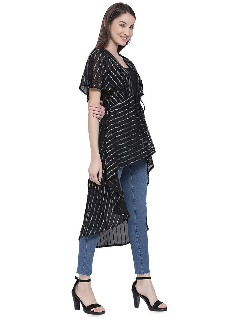 sequined regular shrug - 16751053 - Standard Image - 1
